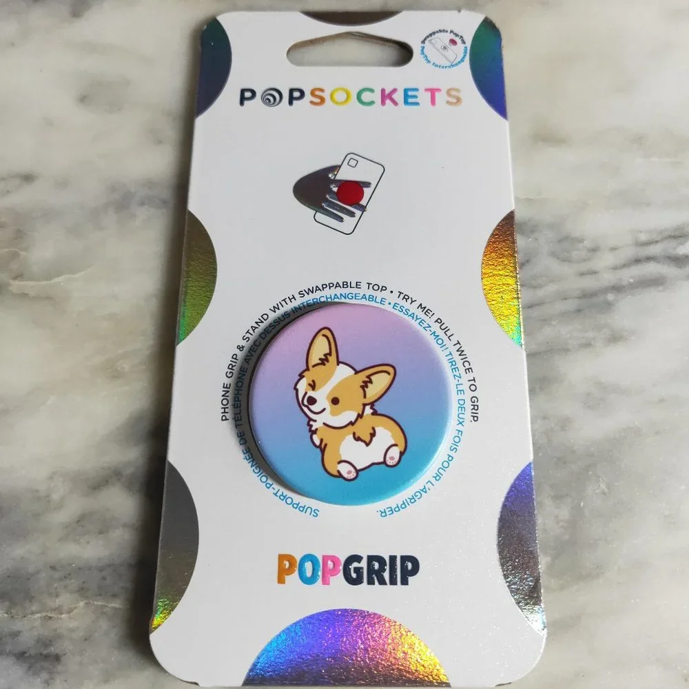 Cheeky Corgi Popsockets Single Grip & Stand Universal Phones and Tablet Holder